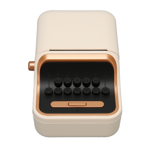 WP9520 Musteeton tarratulostin Bluetooth-yhteydellä, automaattinen tunnistus, lämpötarratulostin, 40x30 mm valkoinen tarrapaperi iOS- ja Android-laitteille