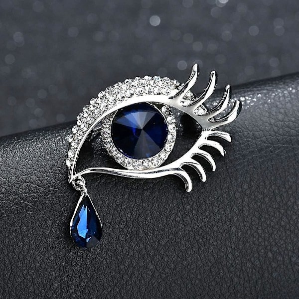 Angel Tear Rhinestone Brosche Nål - Premium Kvalitet Sjal Spænde til Kvinder