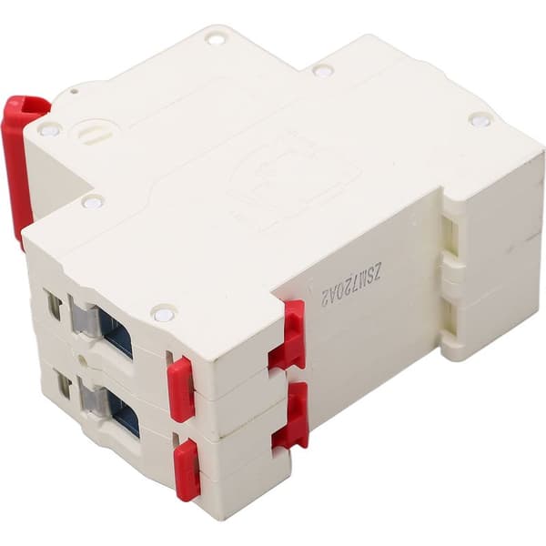 Mini DC 20A 500V modulær 2P afbryder, brydeevne 6000A, beskyttelse til kontinuerlig kredsløb.