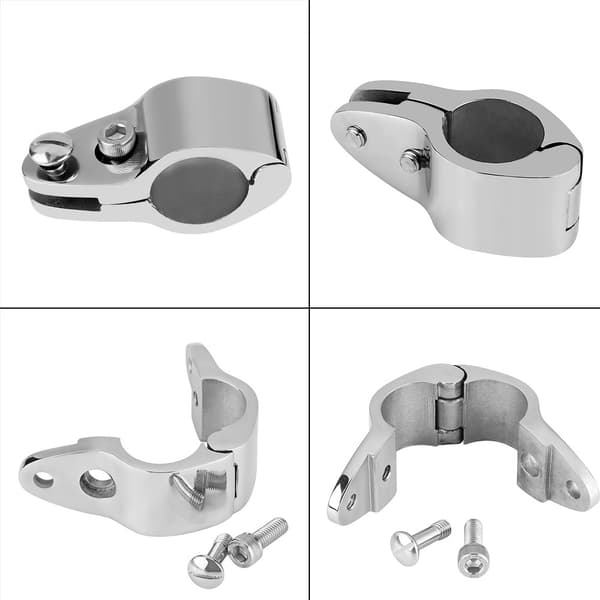 1 tomme Marine Hardware Beslag i Rustfrit Stål til Båd Bimini Top Kæbe Slide Hængslet