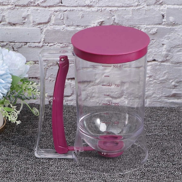 Pancake Dej Dispenser Perfekt Bageværktøj til Cupcakes Vafler Muffin Mix Crepes Kage eller Enhver Bagt Vare Bageudstyr med Målelabel