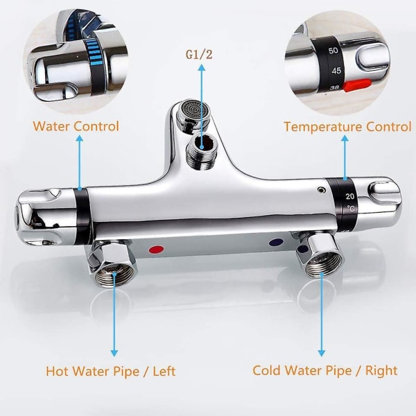 Brusebad termostatisk mixer