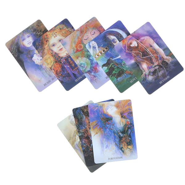 Scared Earth belagte papir-tarotkort spådomskort interaksjonsbrettspillkort