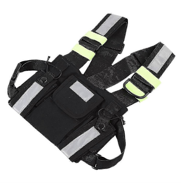 TYT Radio Taktisk Sele Reflex Front Pack Bröstväska Ficka för Walkie Talkie - Gul Zekai