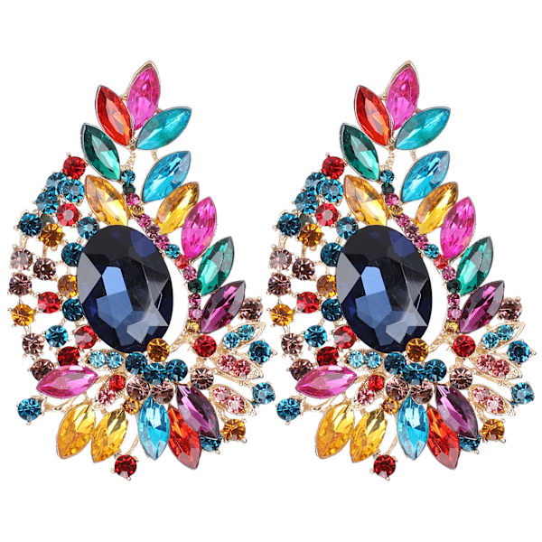 2 stk. Corsage Brosche Fashion Retro Exquisite Legering Nåle Applikation Beklædningstilbehør Farverig