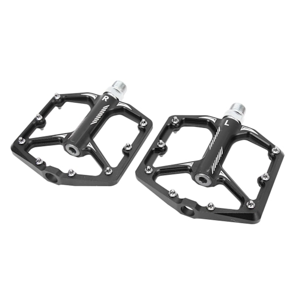 LeBycle cykelpedal, skridsikker fodplade, universel, letvægts CNC-aluminiumlegering, cykeltilbehør, sort