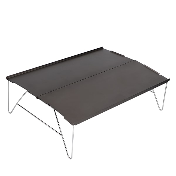 Bærbar udendørs vandreture foldbar aluminiumlegering enkelt grill picnic spisebord