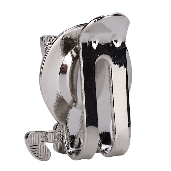 Metall magnetisk golfkeps cap visirklämma tillbehör för bollmarkör (liten svart katt)
