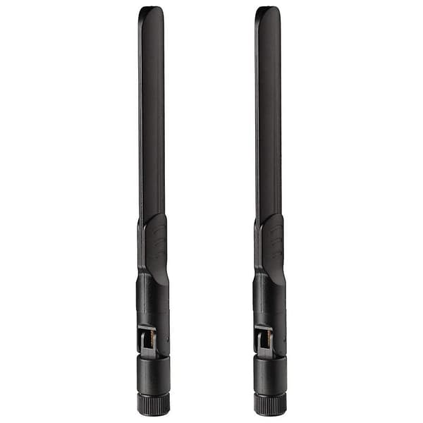 4G LTE Antenne 8DBi SMA-stik Antenne (2 stk.) Kompatibel 4G LTE Router Hjemmetelefon Hotspot Mod Black