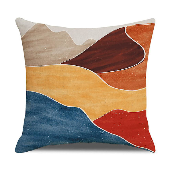 Set med 4 st Kuddfodral 45x45cm Soffa Kuddfodral Dekorativa för Soffa Vardagsrum Sovrum