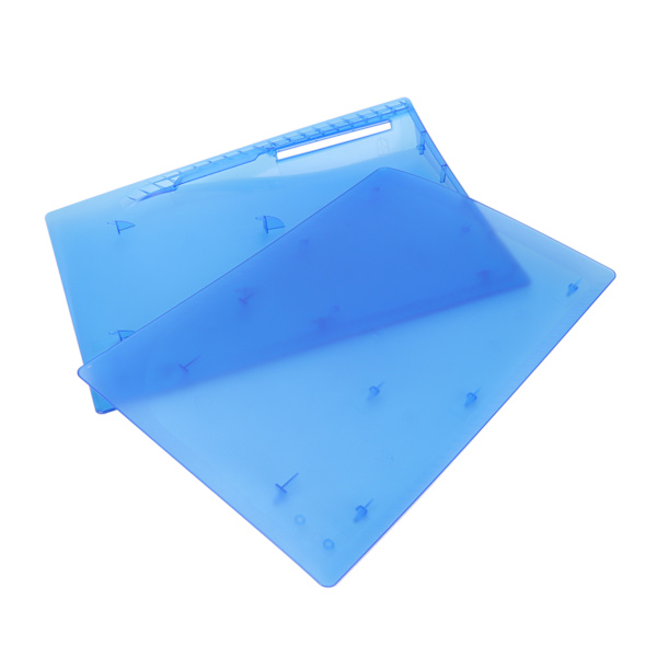 Spelkonsol Cover Repsäkert Dammtät skyddande matt skalpanel för PS5 Transparent Blue