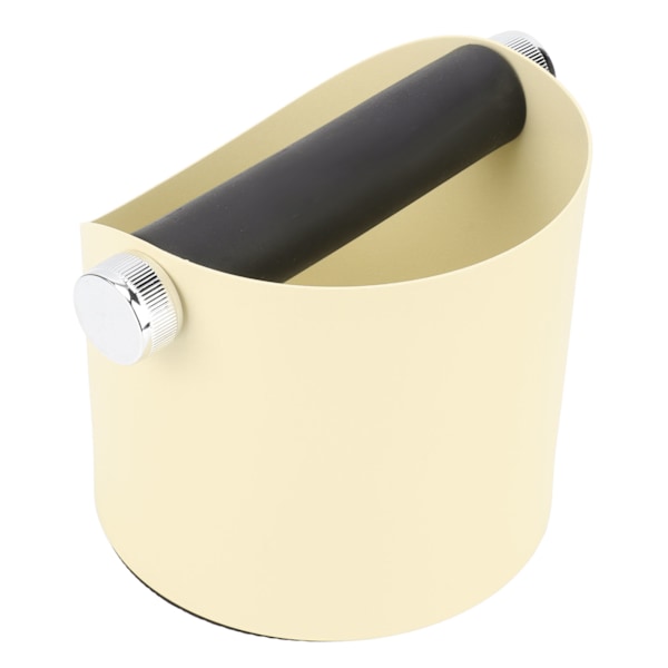 Kaffe Knock Slag Hink Hemma Liten Anti Slip Kaffemaskin Grounds Box Pulver Slag Återvinning Hink Gul