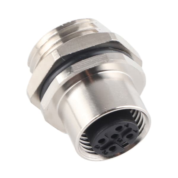 M12‑B‑S5 Panelmontert Sokkel M12 IP67 Vanntett Kobling 5-pinners Pluggadapter
