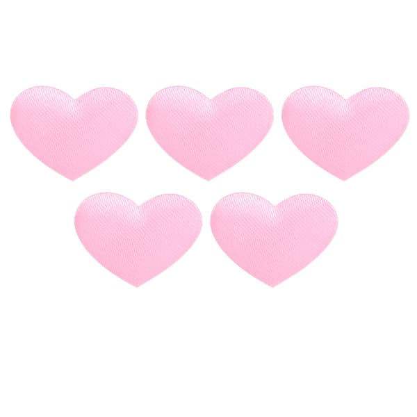 500 stk. pose svamphjerteformet dekorasjon bryllupsdag Valentinsdag festutstyr (2,1 cm rosa 500 stk. pose)