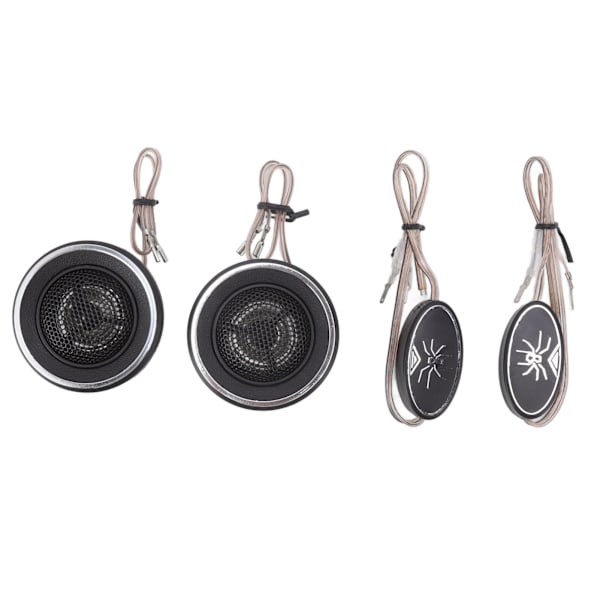 2 stk. Dome Tweeter 150W 4 Ohm Indbyggede Kondensatorer Bilhøjttaler til Alle Bil Lydsystemer