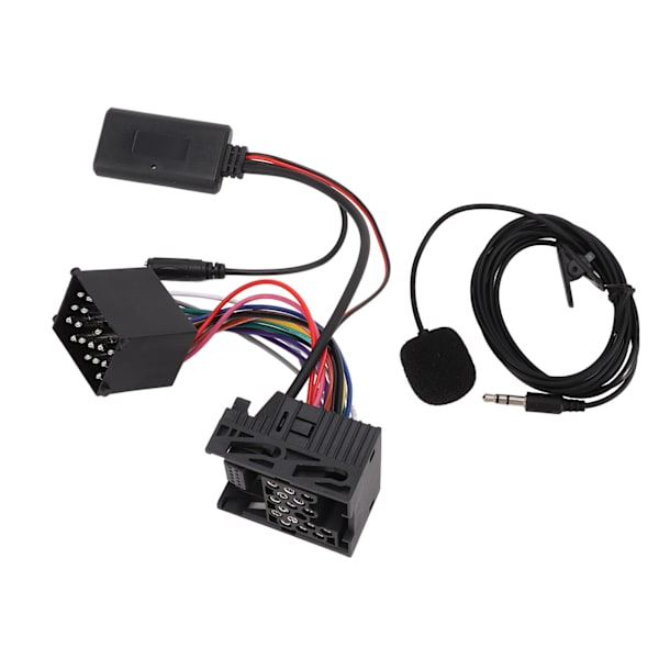 Trådløs lyd AUX-kabelkontakt Bluetooth 5.0 med mikrofon erstatning for E46 320i 320ci 2002‑2006