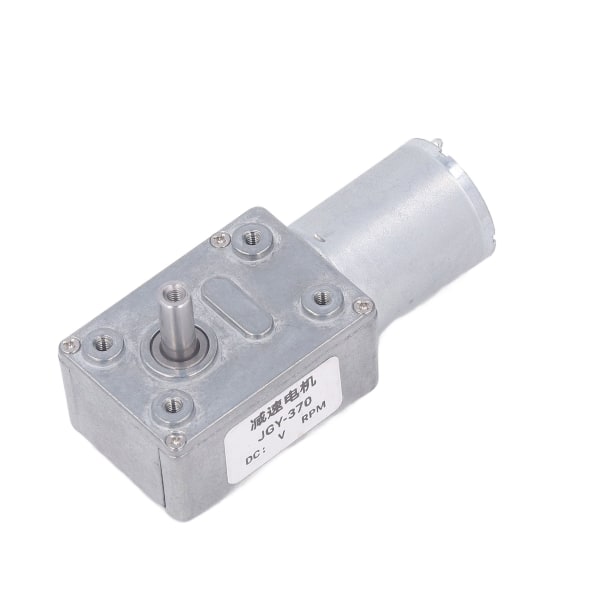 12V DC-vaihdemoottori 12mm Yksiakselinen Itselukittuva Käännettävä Matoruuvi Nopeudenvaihdemoottori 4‑25KG.CM 3RPM