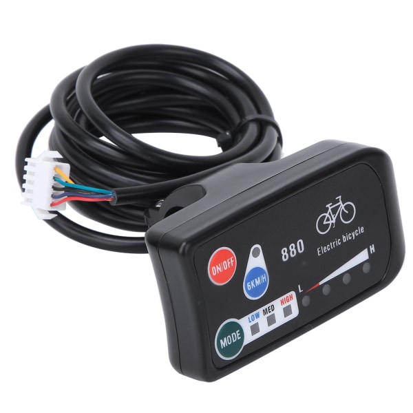 KT- LED880 Cykel för SM Normalkontakt Kontrollpanel Display Mätare Cykelmodifiering Elektriskt tillbehör