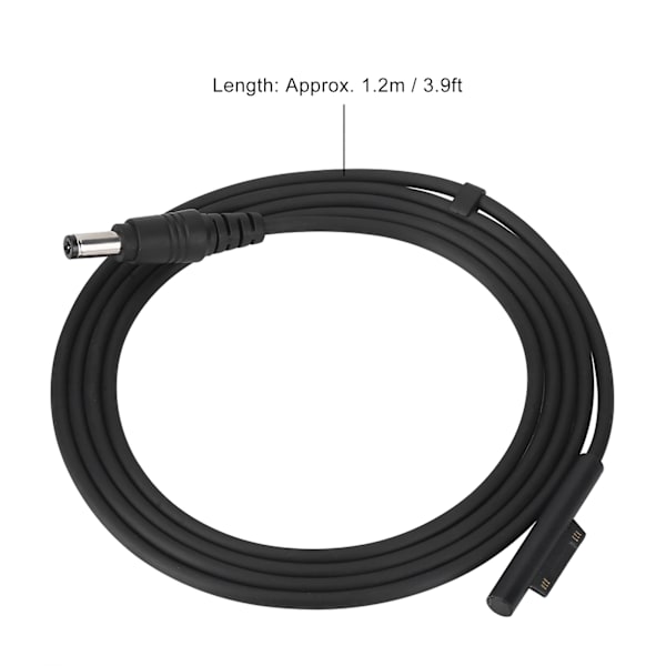DC Power Supply Charger Adapter Laddningskabel med ljus för Microsoft Surface Pro 4/3 surfplatta