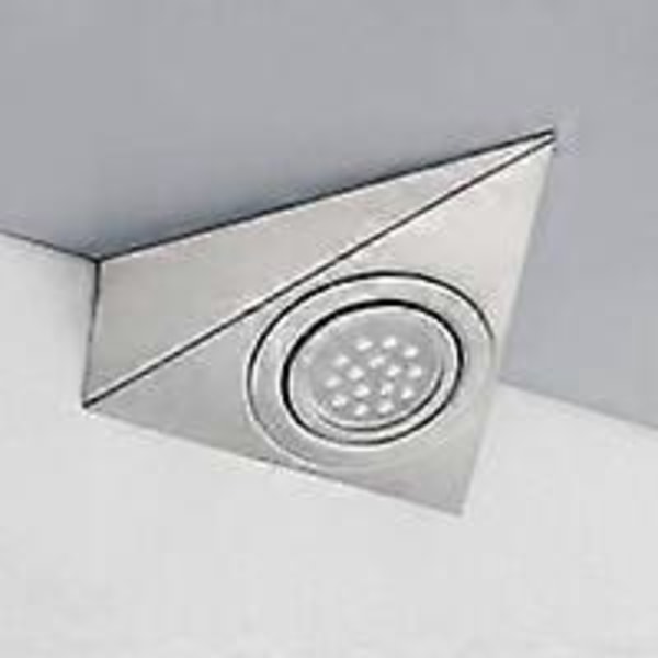 Set med 1 Triangel LED-lampor, Varmvitt