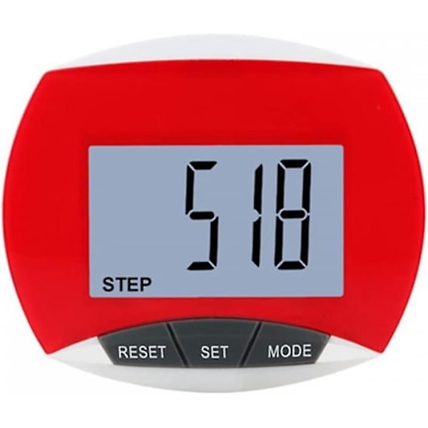 3D skritteller med klips - Fitness Tracker for kaloritelling og helseovervåking