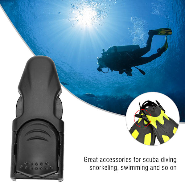 Keep Diving Justerbar Svømmefinne Flippers Spenner Erstatning for dykkerdykker (B)