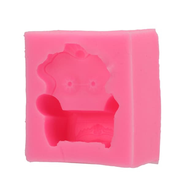 Silikoneforme Håndværk Sødt Design Fint Håndværk DIY Sofa Fondantforme Chokoladeform til Bageri