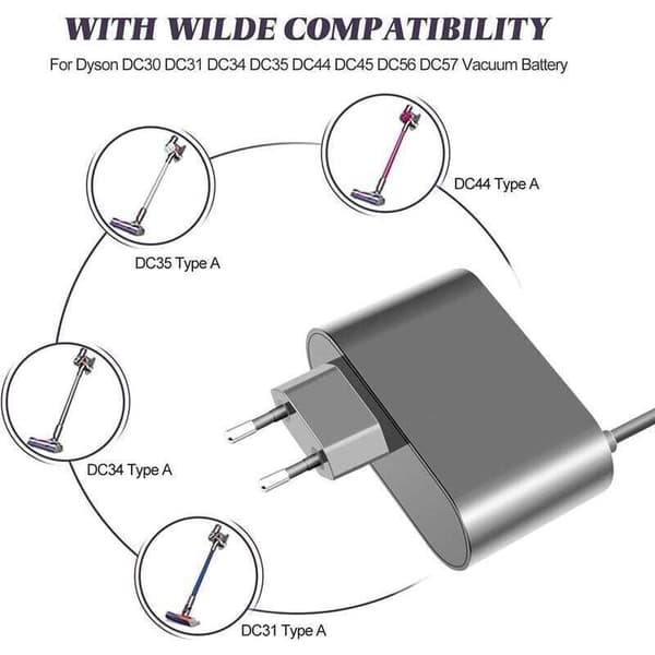 Kompatibel med Dyson DC30 DC31 DC34 DC35 DC44 DC45 DC56 DC57 – 16,75 V/24,35 V dammsugarbatteri, de