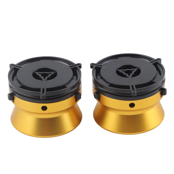 1 par NAB navadaptere Professionel poleret aluminiumslegering 10 tommer åbner til Studer ReVox til Akai til Teac Guld