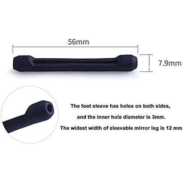Anti-Slip Silikon Brillegummier - 8 Par