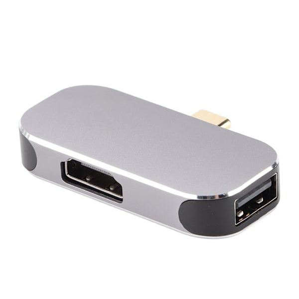 USB C-docka 3 i 1 Typ C hane till HD Multimedia Interface USB A Typ C hona dockningsstation för Windows för Android