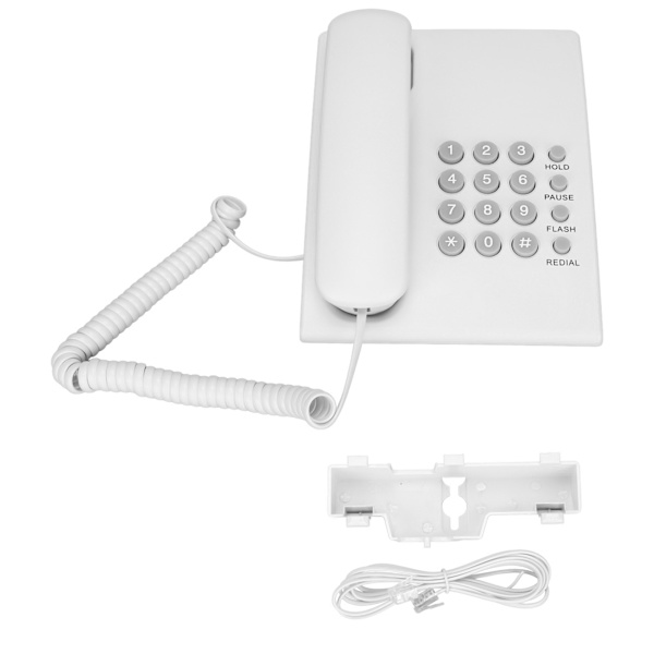Bordtelefon til vægmontering - Genopkald af sidste nummer - P T-tilstand - Ledningstelefoner til hjem og hotel