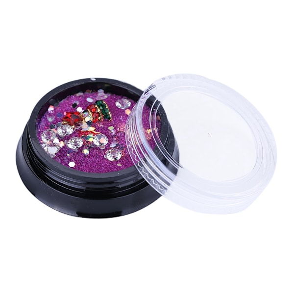 Neglekunstdekorasjon Jul Rhinestone Legering Paljettmiks Manikyrklistremerker #04