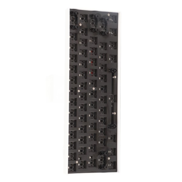 61 taster Mekanisk tastatur DIY Kit Støtte Trådløst 2.4G BT 3.0 5.0 Type C Kablet modulært mekanisk spilltastatur med RGB White