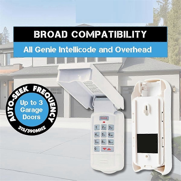 För Genie Garageportöppnare Keypads, Trådlös Garageport Keypad