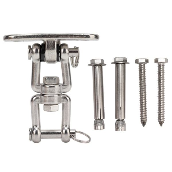 Hængekøje ophængssæt 360° rotation rustfrit stål krog hardware sæt til hjem og have