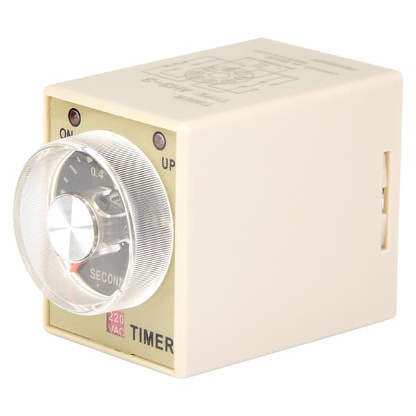 AH3-3 Strømforsinkelsestimer Tidsrelæ AC 220V 50/60Hz(6S)