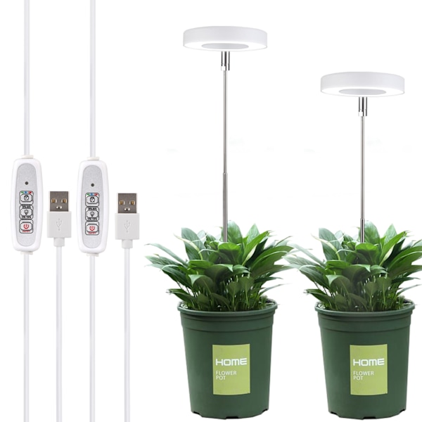 Växttillväxtljus Full Spectrum LED Succulent Fyllningsljus Blomsterplanteringsljus Inomhus Växtljus