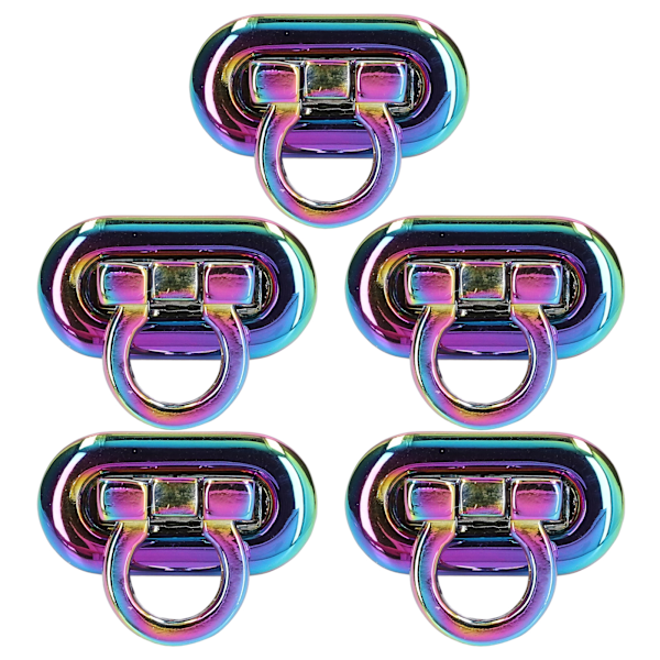 5 stk Flip Lock Fargerik Sink Legering Oval Bull Nose Lås Bagasjelås Clamshell Lås
