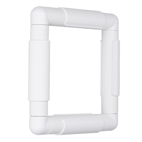 4 st broderiram Durable Light Slick Compact White DIY syverktyg för hemmabruk