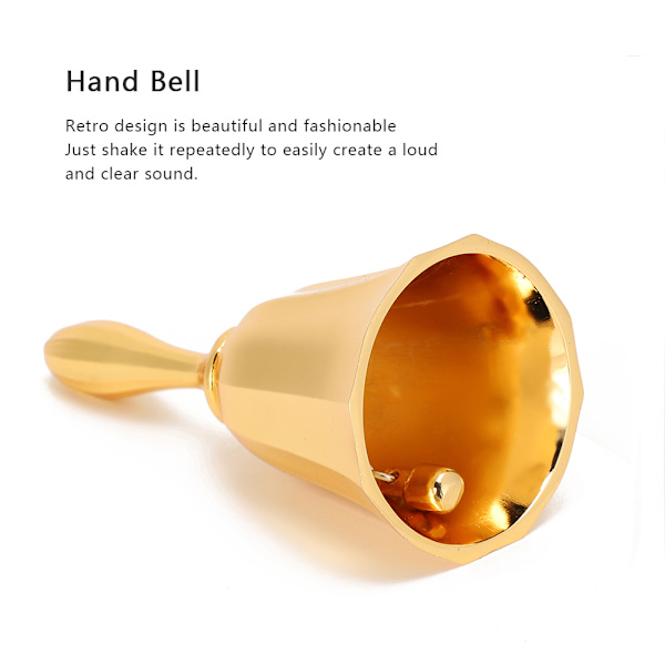 Golden Creative Bar Handbell Counter Reminder Bell