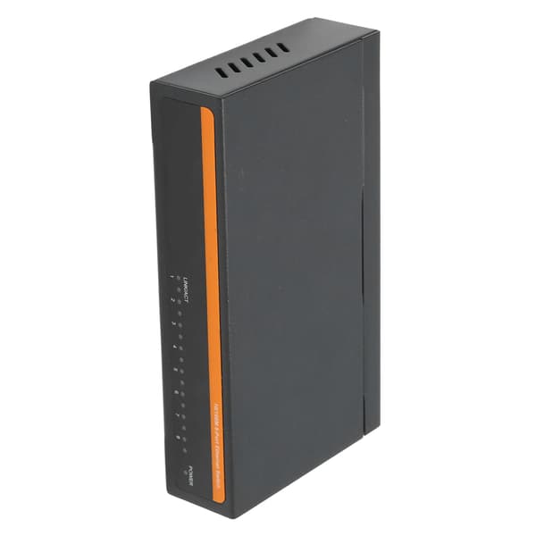 Ethernet Switch TBCS4008E 100M 8 porte selvtilpassende splitter tilbehør til stationær computer (AU-stik)