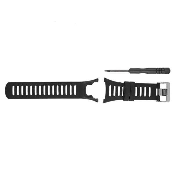 Kumihihna Suunto Ambit1/2/3 -kellolle (musta hopea)