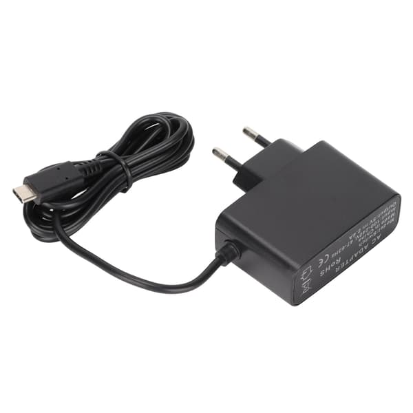 Til Switch AC-adapter 5V 2.4A Output Type C Interface Vægoplader til Switch-konsol 100‑240V EU-stik