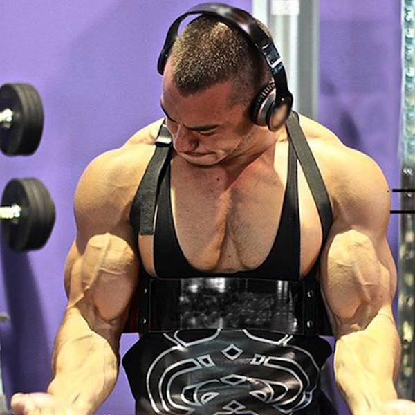 Biceps træningsbræt i aluminiumlegering med justerbar rem