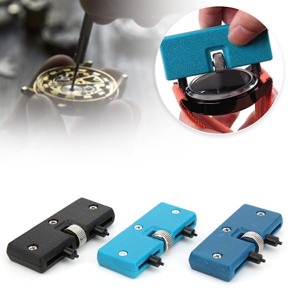 3st Professional Watch Back Case Opener Justerbar Watch Back Cover Remover Reparationsverktyg för watch