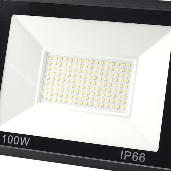 100W LED-strålkastare grafen vattentät superljus säkerhetslampa för utomhus 100‑140V