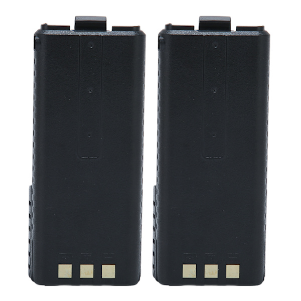 2 stk. Walkie Talkie Li Ion batteri 3800mAh erstatning 2-vejs radiobatteri til BAOFENG BF UV5R 5RA 5RB 5RC 5RD 5RO 5RE