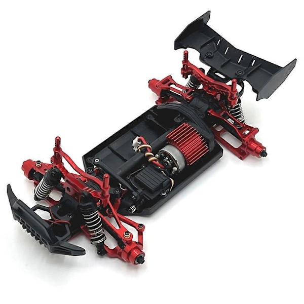 Etu- ja takakorin pilarit SCY 1/18 18101 18102 RC Crawler -auto punainen