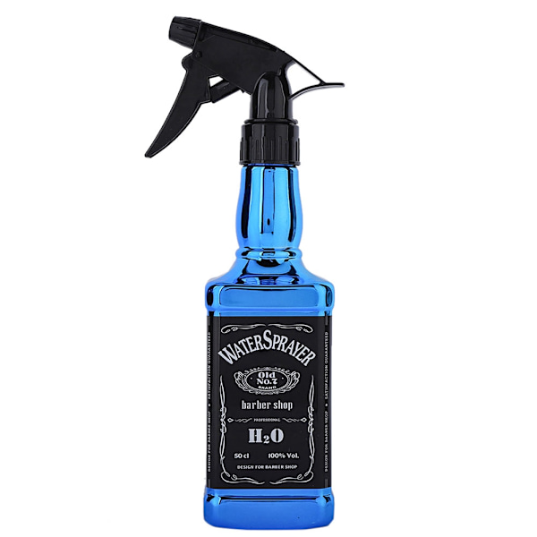 500 ml frisørflaske sprayflaske frisørsalong frisørverktøy hjem hage vannsprayer (blå)